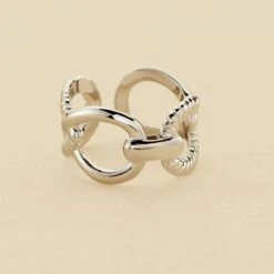 Bague Ajustable HARMONIE - Argenté