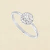 Bague Fine SCINTILL - Cristal / Argenté -Agatha 02220443 136 52 01