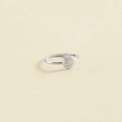 Bague Fine CRISTAL - Cristal / Argenté