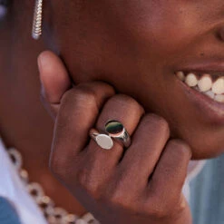 Bague Large CALIN - Argenté -Agatha 02220499 050 TU M1