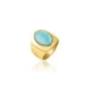 Bague Large ALOHA - Amazonite -Agatha 02240460 148 52 01
