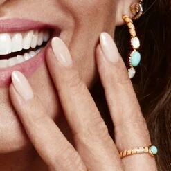 Bague Fine ARLEQUIN - Orange / Doré -Agatha 02280245 279 MM M2