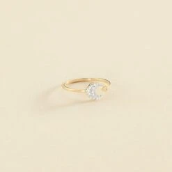 Bague Ajustable SARA - Argenté / Doré