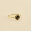 Bague Fine IMPERIAL - Noir / Doré -Agatha 02290021 270 TU 01
