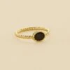 Bague Fine ATMA - Onyx/ Vert 1 Bague Fine ATMA - Onyx/ Vert -Agatha 02290030 513 52 01
