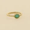 Bague Fine ATMA - Amazonite/ Jaune -Agatha 02290030 780 52 01