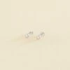 Boucles D'oreilles Puces BRILLANT - Cristal / Argenté -Agatha 02320423 136 TU 01