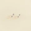 Boucles D'oreilles Puces BOUL - Argenté -Agatha 02320500 050 TU 01