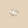 Piercing Ear Cuff DOBLE ARO - Argenté