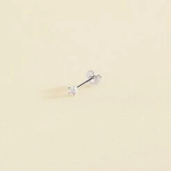 Piercing Puce MINI - Cristal / Argenté