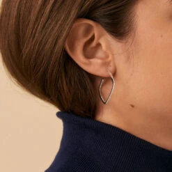 Créoles SISSI - Cristal / Argenté -Agatha 02321002 136 TU M1