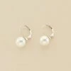 Boucles D'oreilles Pendantes PEARLY - Perle / Argenté -Agatha 02321070 293 TU 01