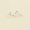 Boucles D'oreilles Pendantes PLEIADES - Cristal / Argenté -Agatha 02321245 136 TU 01