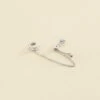 Piercing Ear Cuff AMAS - Cristal / Argenté -Agatha 02321257 136 TU 01