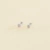 Boucles D'oreilles Puces BELOVED - Cristal / Argenté -Agatha 02321262 136 TU 01