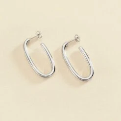 Créoles CHAIN - Argenté