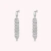Boucles D'oreilles Pendantes MINUIT - Argenté -Agatha 02380417 064 TU 01