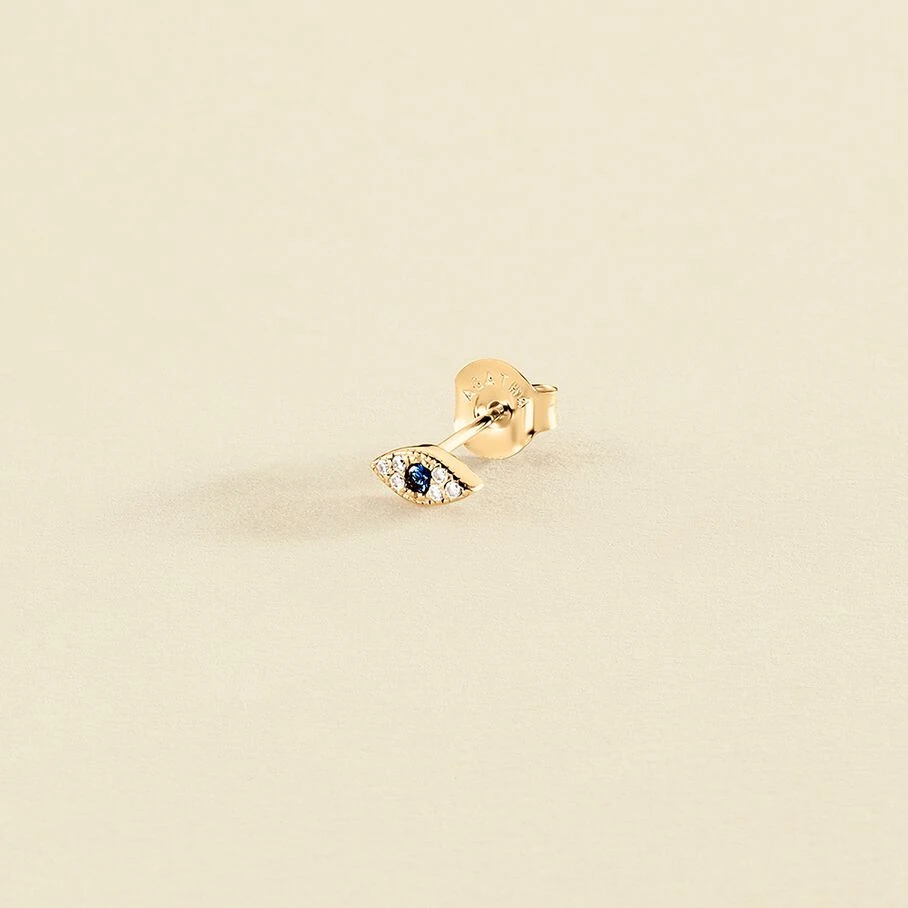 Piercing Puce AZUL - Bleu / Doré 3 Piercing Puce AZUL - Bleu / Doré