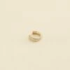 Piercing Ear Cuff PAVE - Cristal / Doré