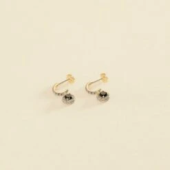 Créoles IMPERIAL - Noir / Doré