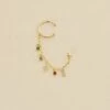 Piercing Ear Cuff MIX & MATCH - Multicolore / Doré -Agatha 02390394 256 TU 01