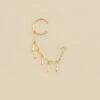 Piercing Ear Cuff VENUS - Cristal / Doré