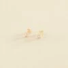 Boucles D'oreilles Puces BELOVED - Cristal / Doré 2 Boucles D'oreilles Puces BELOVED - Cristal / Doré -Agatha 02390402 137 TU 01