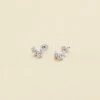 Boucles D'oreilles Puces MASCOTTE - Argenté / Doré -Agatha 02390460 879 TU 01