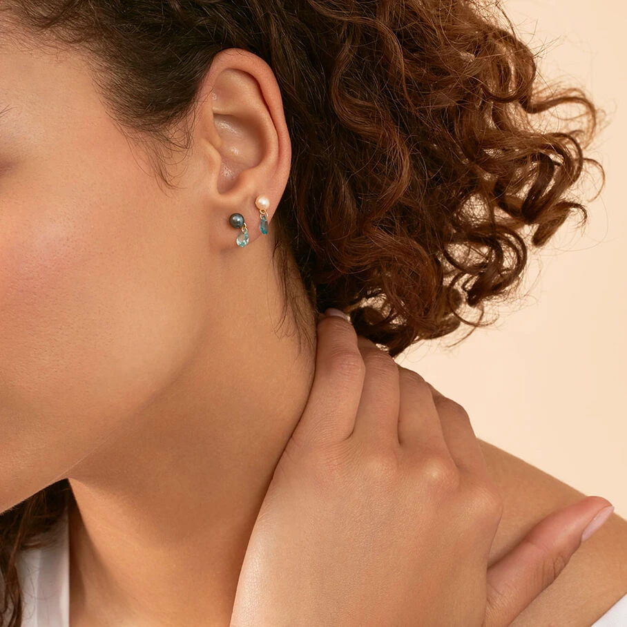 Piercing Puce MIX& MATCH - Vert D Eau 4 Piercing Puce MIX& MATCH - Vert D Eau – Image 2