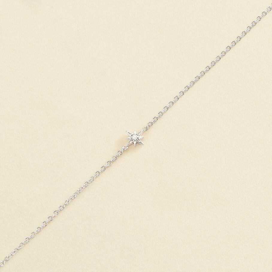 Bracelet Souple OURSE - Cristal / Argenté 3 Bracelet Souple OURSE - Cristal / Argenté