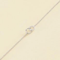 Bracelet Souple RONDOU - Cristal / Argenté