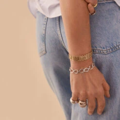 Bracelet Souple HARMONIE - Argenté -Agatha 02420729 050 TU M2