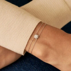 Bracelet Souple IMPERIAL - Cristal / Argenté -Agatha 02420732 136 TU M1