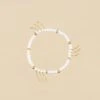 Bracelet Souple RODEO - Blanc / Doré 2 Bracelet Souple RODEO - Blanc / Doré -Agatha 02480282 094 TU 01