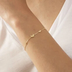 Bracelet Souple LUNAISON - Doré -Agatha 02490056 157 TU M1