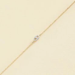 Agatha 22 Bracelet Souple ETREINTE - Argenté / Doré