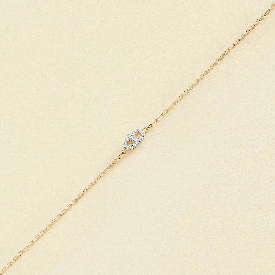 Bracelet Souple ETREINTE - Argenté / Doré 3 Bracelet Souple ETREINTE - Argenté / Doré