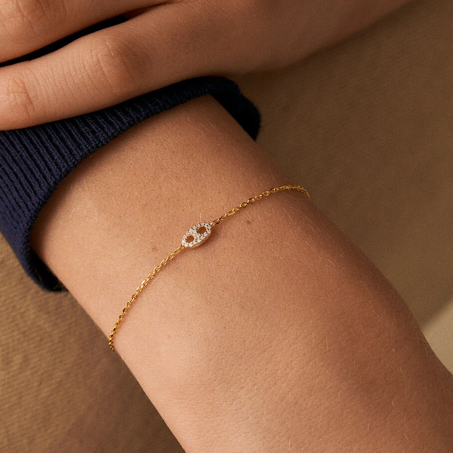 Bracelet Souple ETREINTE - Argenté / Doré 4 Bracelet Souple ETREINTE - Argenté / Doré – Image 2