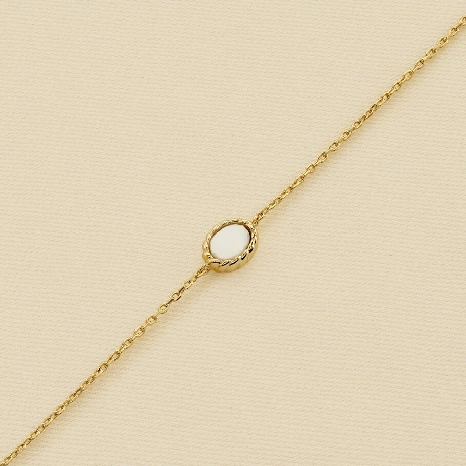 Bracelet Souple ATMA - Nacre /rose 4 Bracelet Souple ATMA - Nacre /rose – Image 2