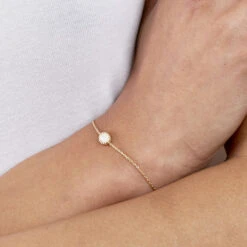 Bracelet Souple ATMA - Nacre /rose 8 Bracelet Souple ATMA - Nacre /rose -Agatha 02490079 642 TU M1