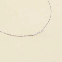 Collier Ras Du Cou BARSHINE - Cristal / Argenté
