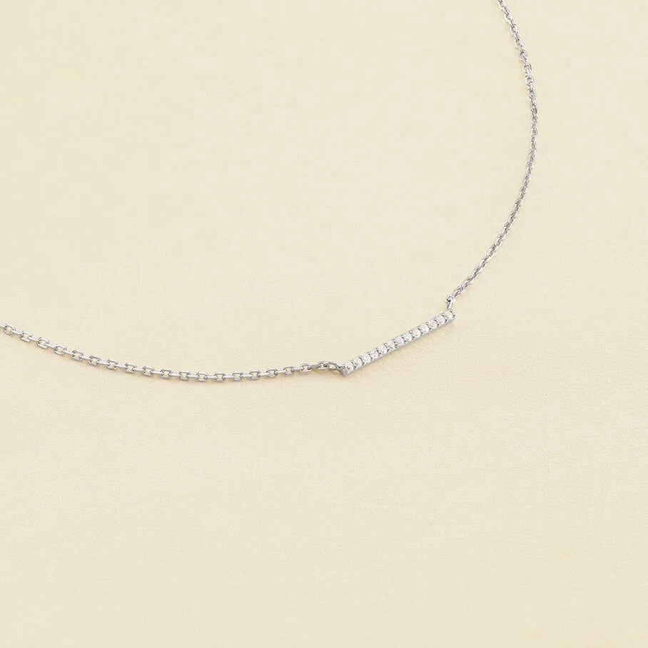 Collier Ras Du Cou BARSHINE - Cristal / Argenté 3 Collier Ras Du Cou BARSHINE - Cristal / Argenté