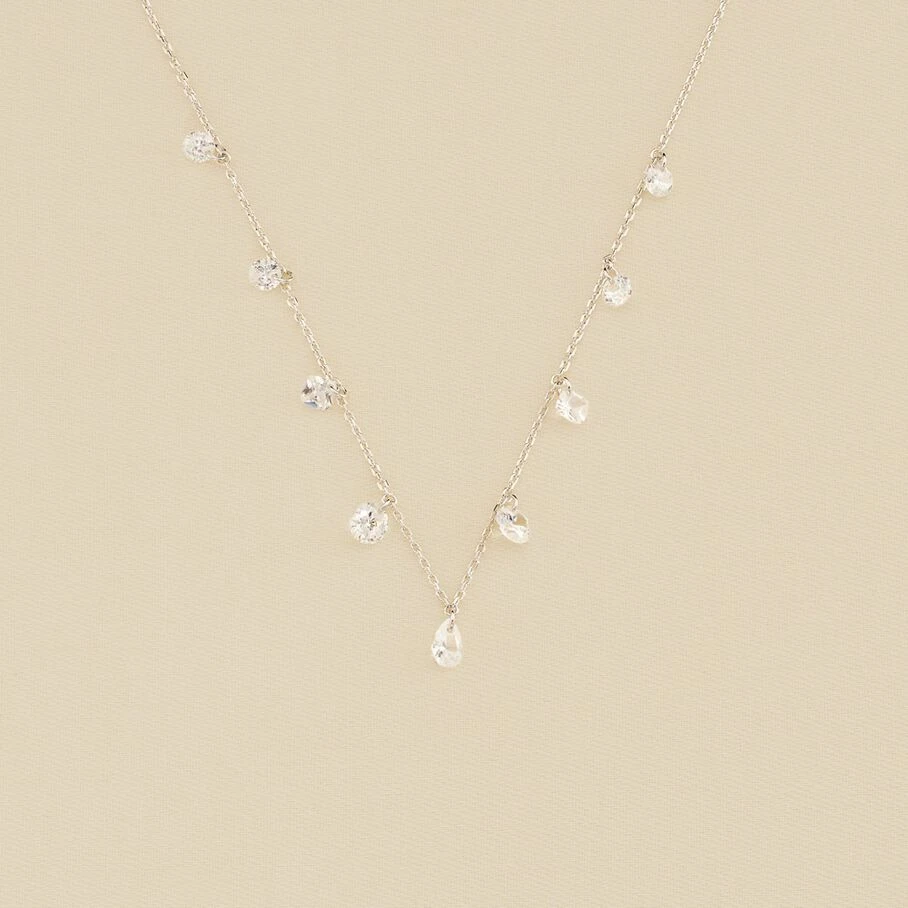 Collier Ras Du Cou PETILLE - Cristal / Argenté 3 Collier Ras Du Cou PETILLE - Cristal / Argenté