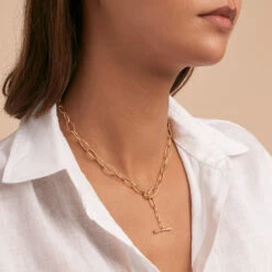 Collier Mi-long CHAIN - Doré -Agatha 02651376 157 TU M1