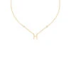 Collier Ras Du Cou LETTRE H - Cristal / Doré -Agatha 02670174 137 TU 01