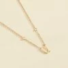 Collier Ras Du Cou LETTRE U - Cristal / Doré -Agatha 02670187 137 TU 01