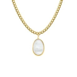 Sautoir CARAIBES - Nacre / Doré