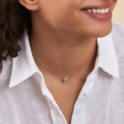 Collier Ras Du Cou ARLEQUIN - Multicolore / Doré -Agatha 02681155 256 TU M1