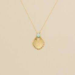 Collier Mi-long ARLEQUIN - Amazonite