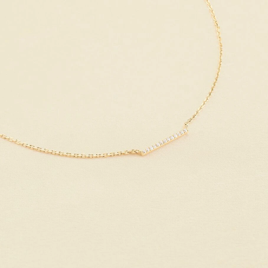 Collier Ras Du Cou BARSHINE - Cristal / Doré 3 Collier Ras Du Cou BARSHINE - Cristal / Doré